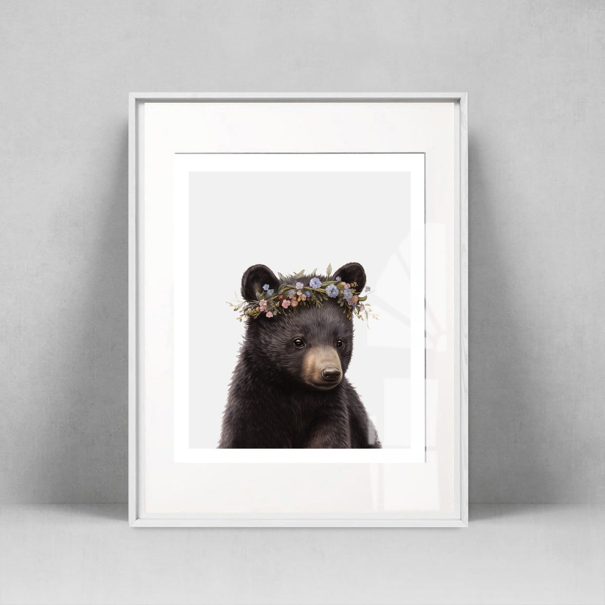Bear with a crown
