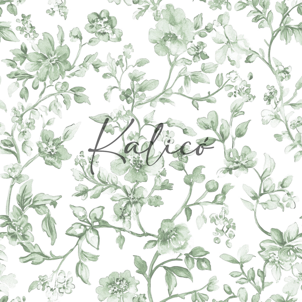 Chinoiserie Botanical Green
