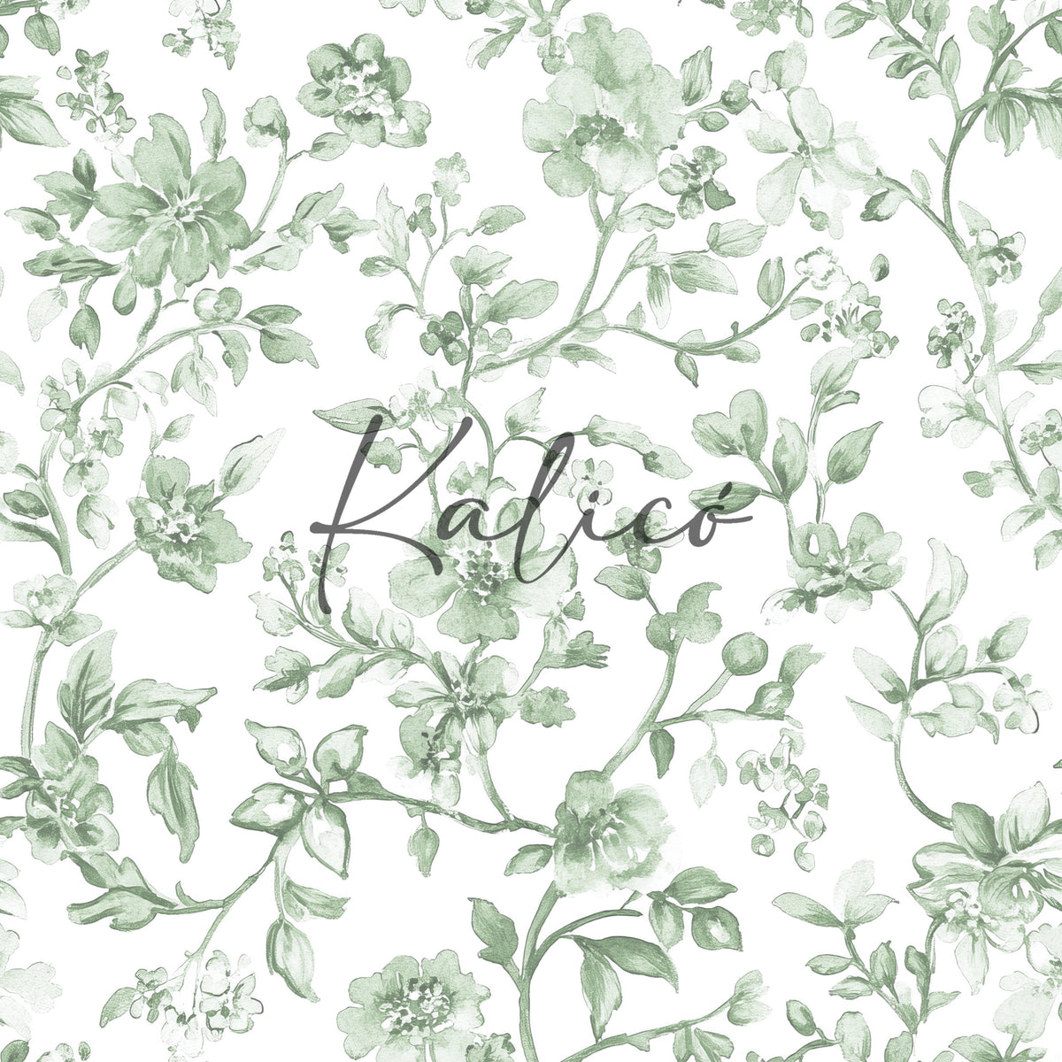 Chinoiserie Botanical Green
