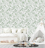 Chinoiserie Botanical Green