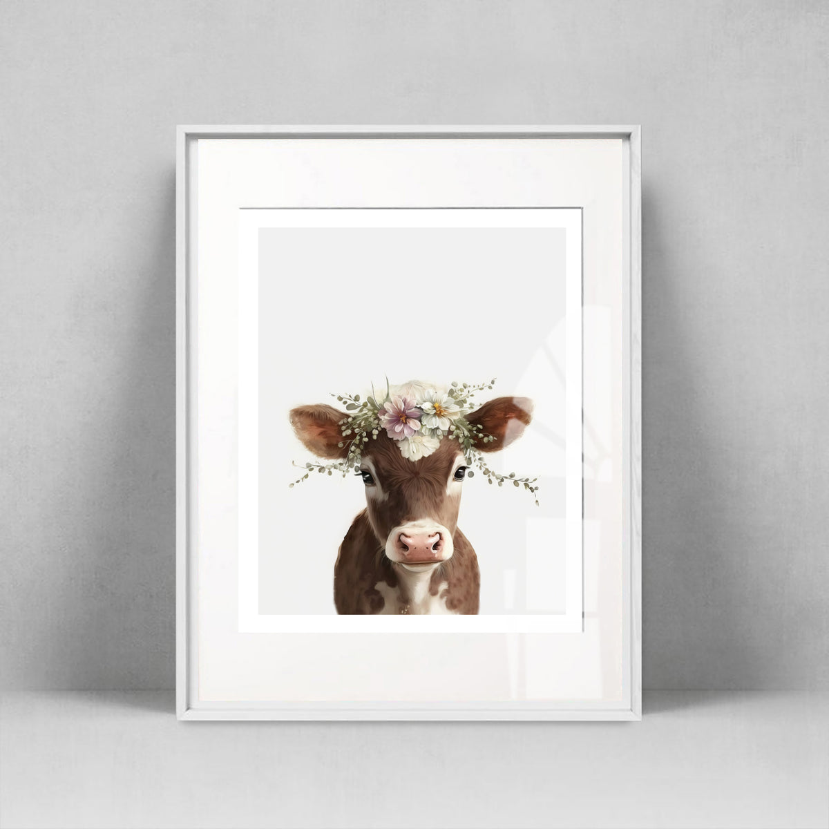 Cow with a crown