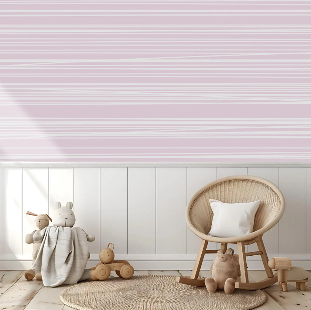 Horizontal lines Pink