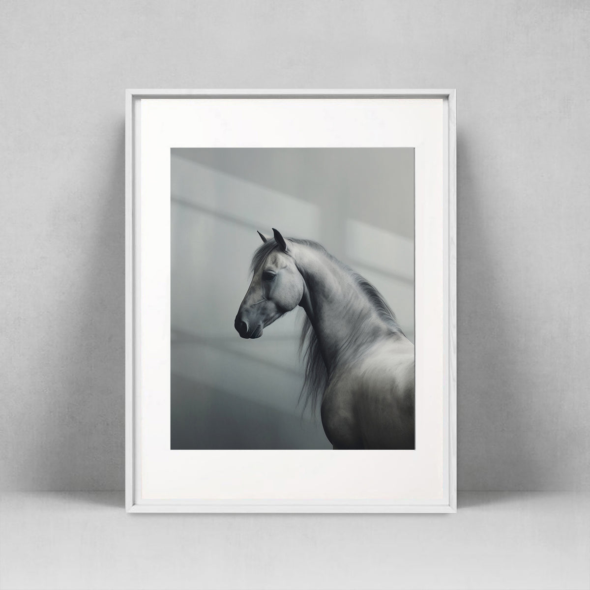 Black and white Horse