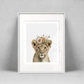 Lion with a crown