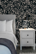 Scattered Blooms Black
