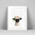 Sheep with Flowers