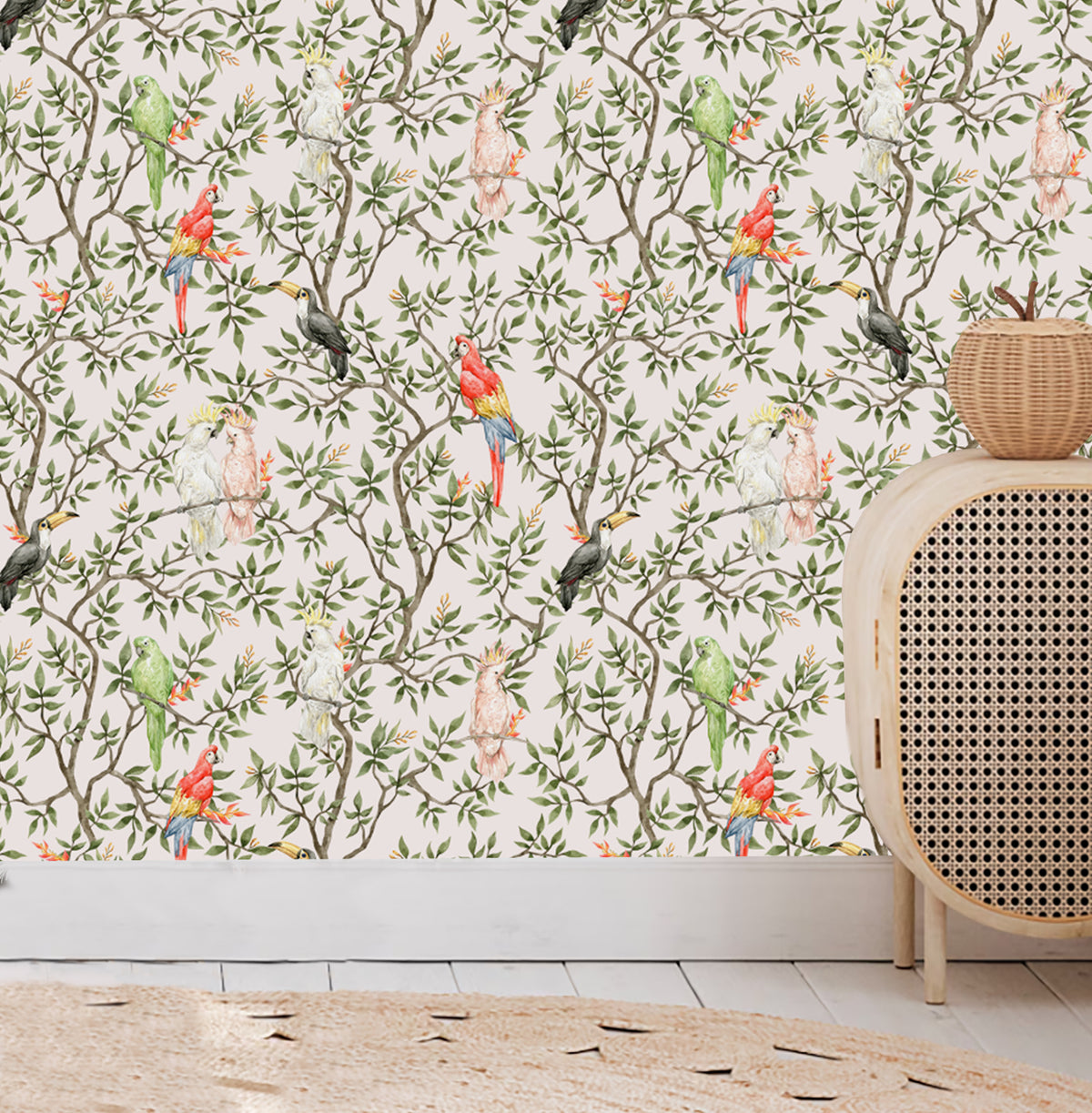 Chinoiserie Tropical Pink